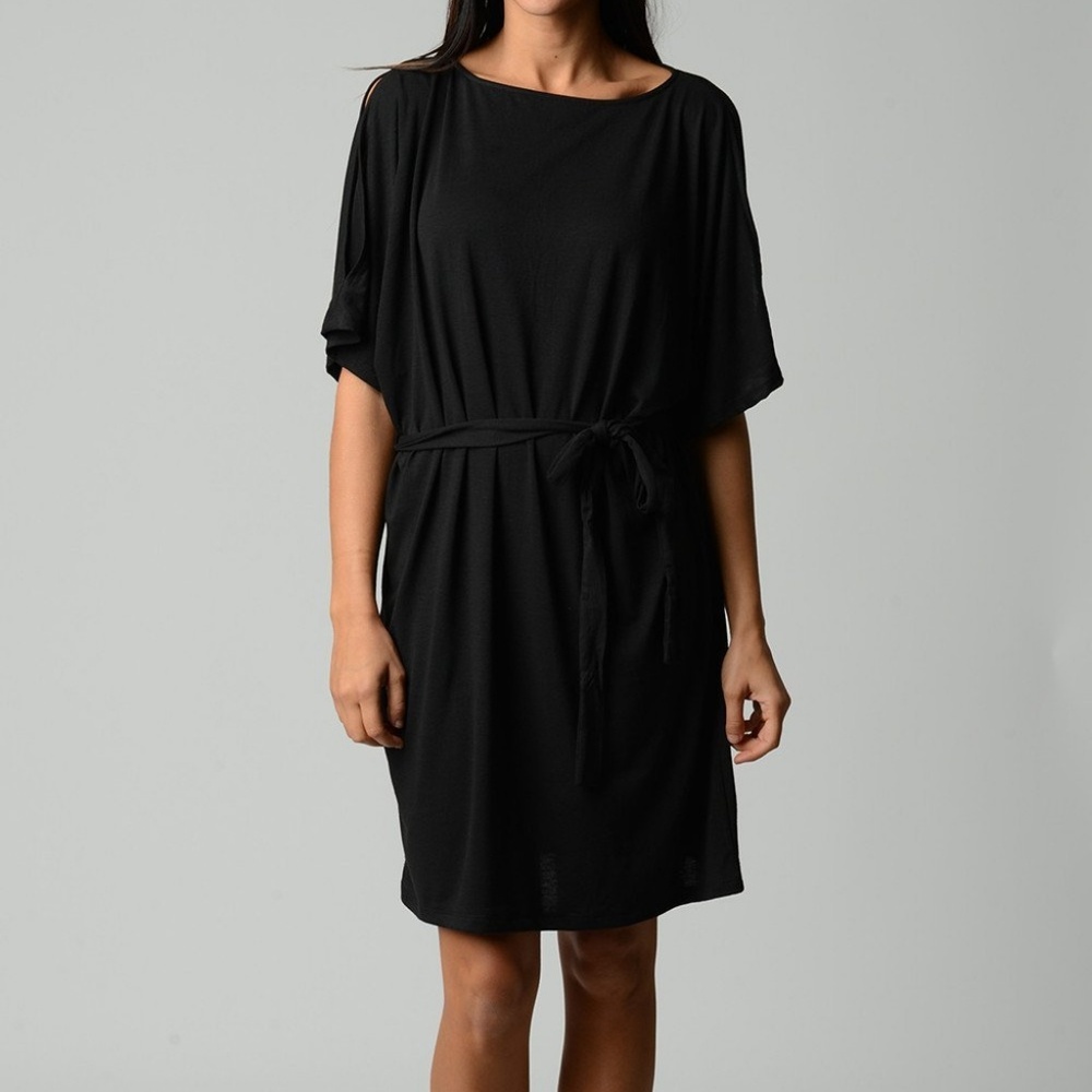 Women's Tie Waist Cutout Dress